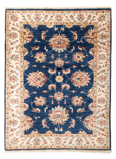 Ziegler Teppich 120x176cm - Orientteppich - dunkelblau