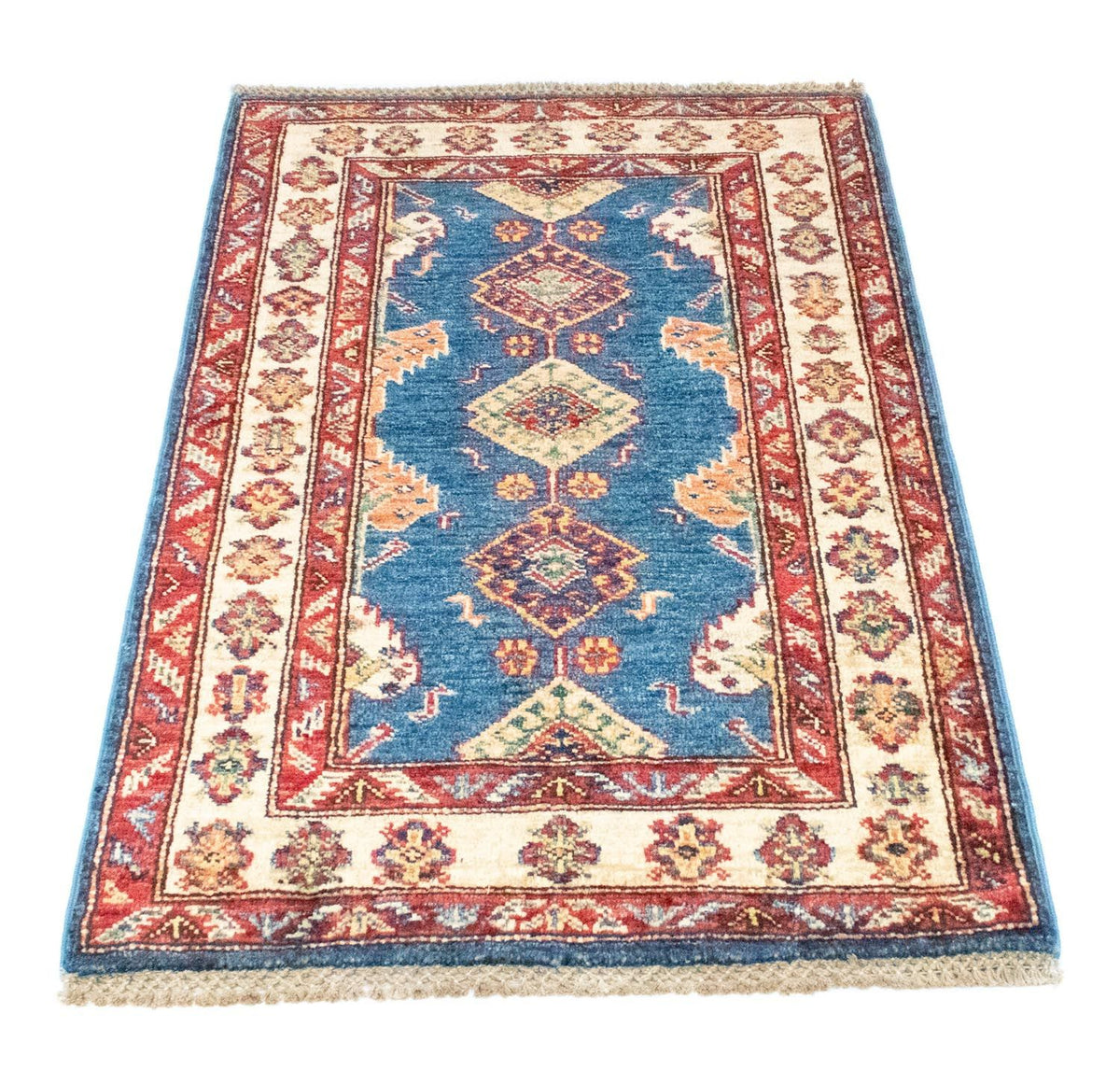Ziegler Teppich - Kazak 97 x 65 cm - blau
