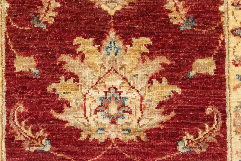 Ziegler Teppich 88 x 64 cm - rot