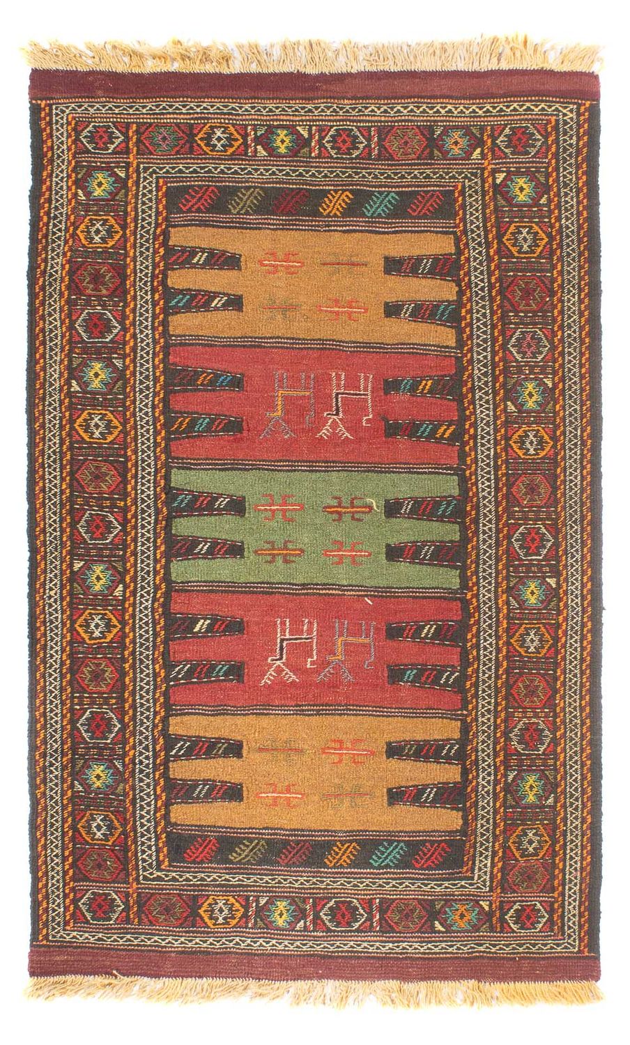 Kelim Teppich - Oriental - 170 x 100 cm - mehrfarbig