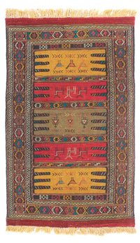 Kelim Teppich - Oriental - 170 x 100 cm - mehrfarbig