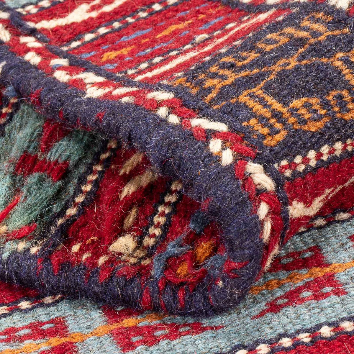 Läufer Kelim - Oriental - 200 x 70 cm - mehrfarbig