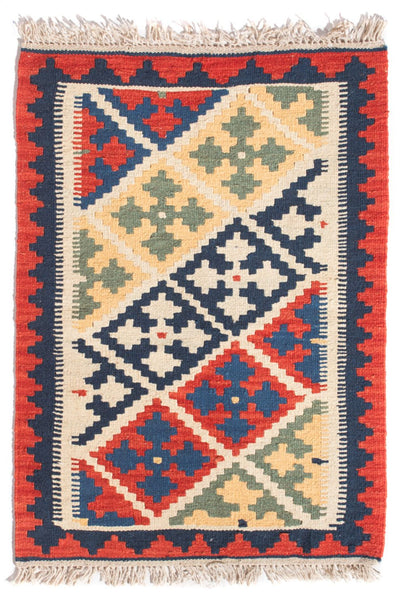 Kelim Fars Teppich 63x93cm