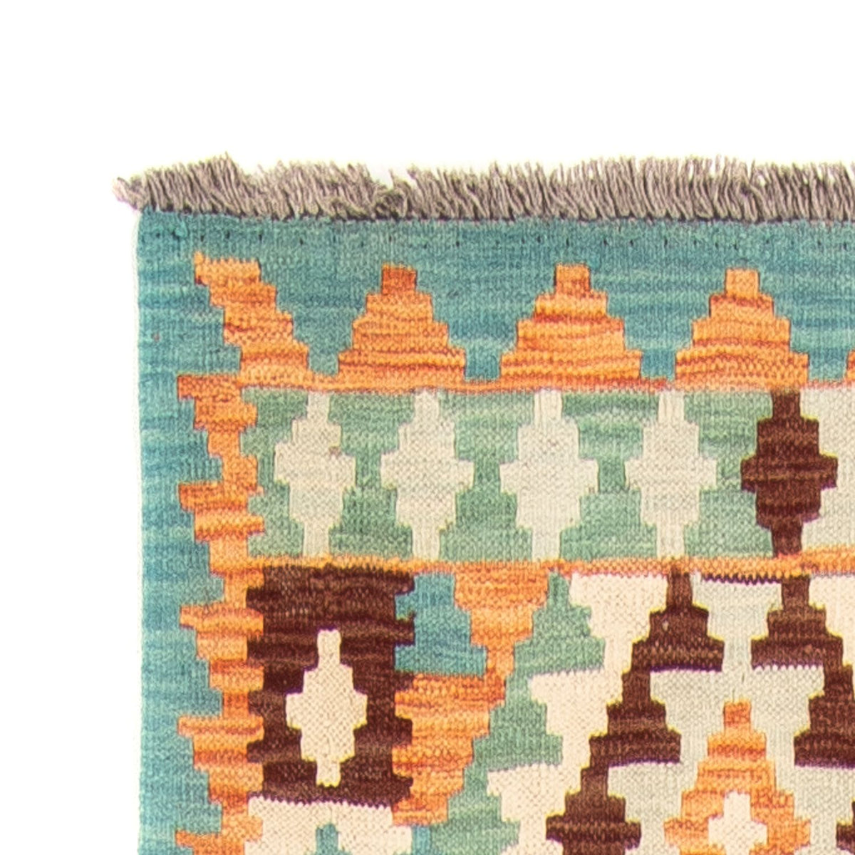 Läufer Kelim - Splash - 304 x 75 cm - mehrfarbig