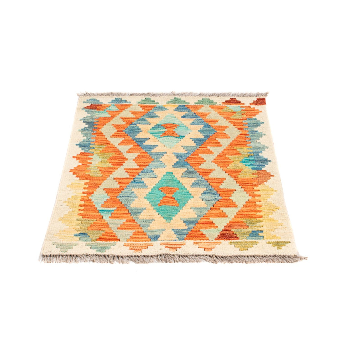 Kelim Teppich - Splash - 89 x 63 cm - mehrfarbig