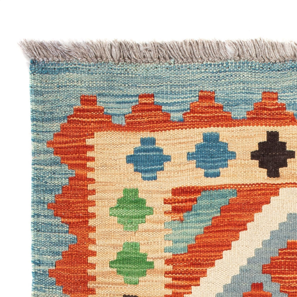 Kelim Teppich - Splash - 89 x 63 cm - mehrfarbig