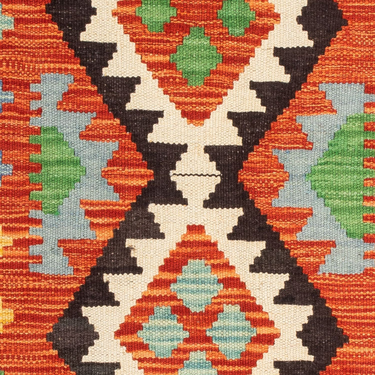 Kelim Teppich - Splash - 89 x 63 cm - mehrfarbig