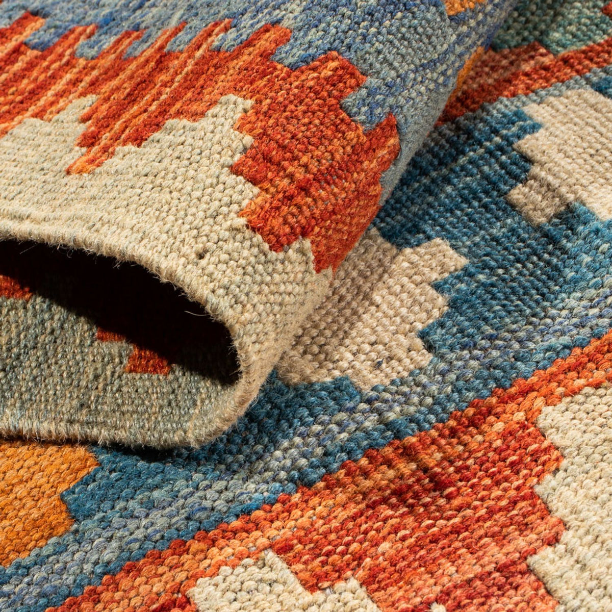 Kelim Teppich - Splash - 89 x 63 cm - mehrfarbig