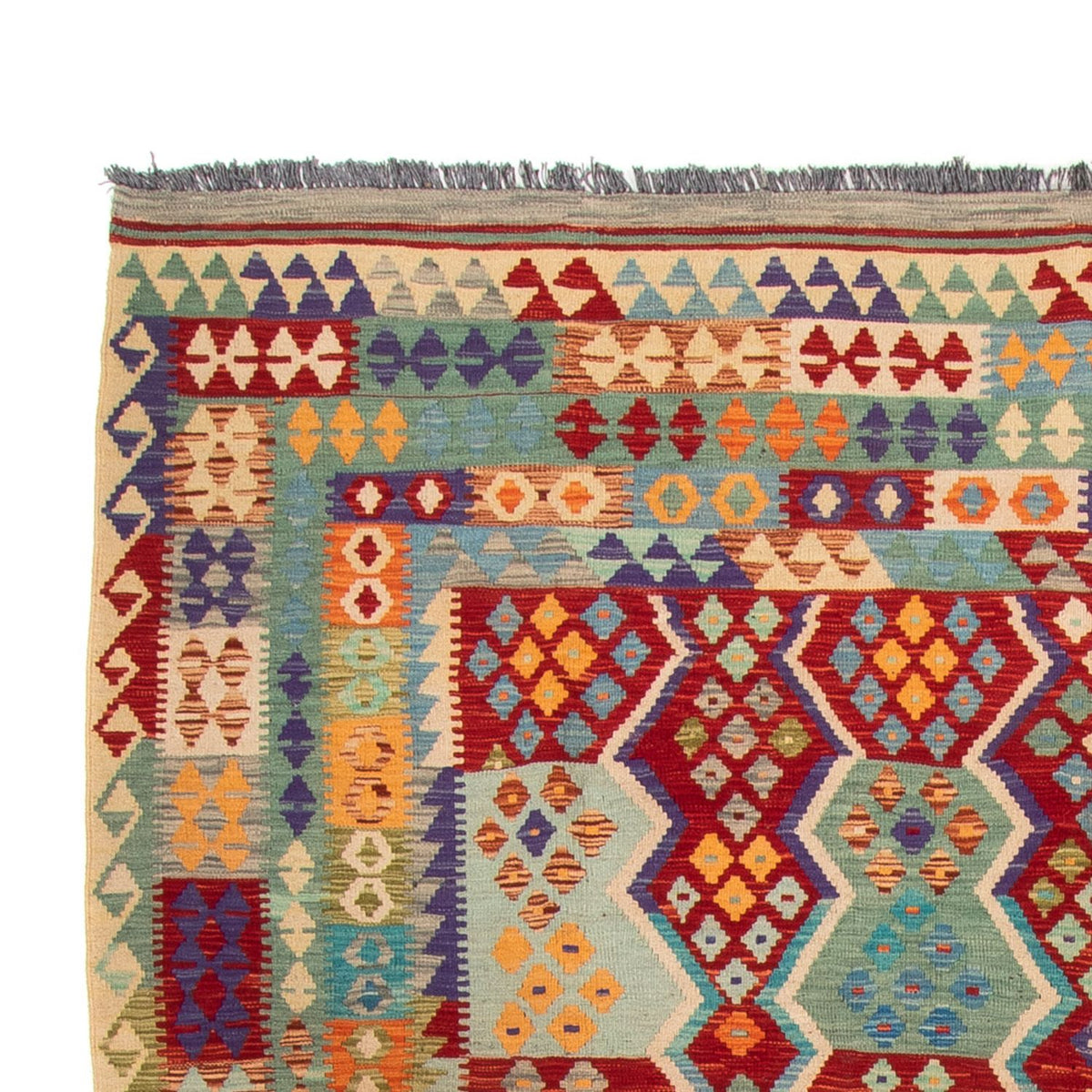 Kelim Teppich - Splash - 359 x 247 cm - mehrfarbig