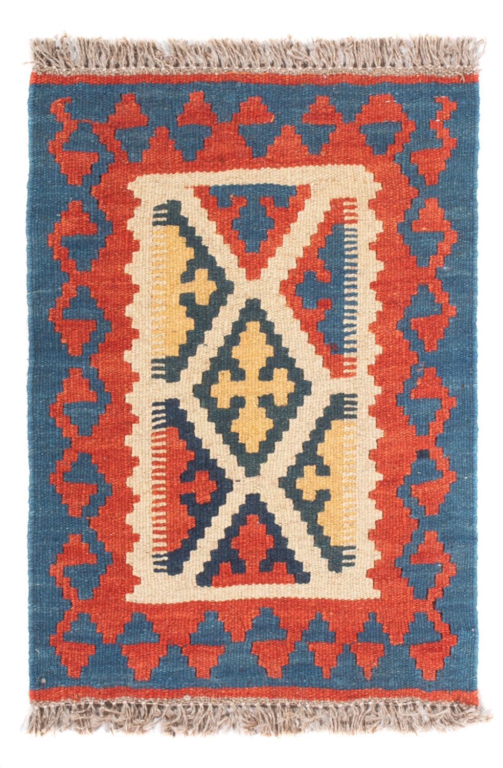 Kelim Teppich - Oriental - 60 x 40 cm - mehrfarbig