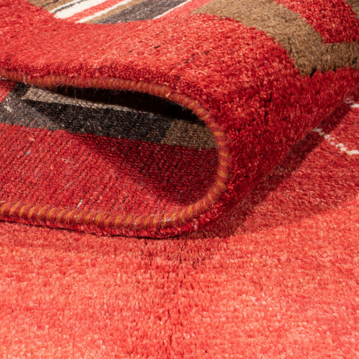 Gabbeh Teppich - Perser - 191 x 147 cm - rot