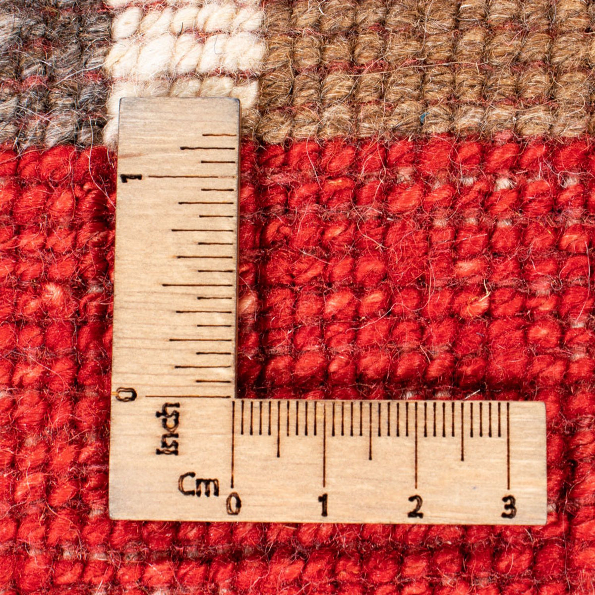 Gabbeh Teppich - Perser - 191 x 147 cm - rot