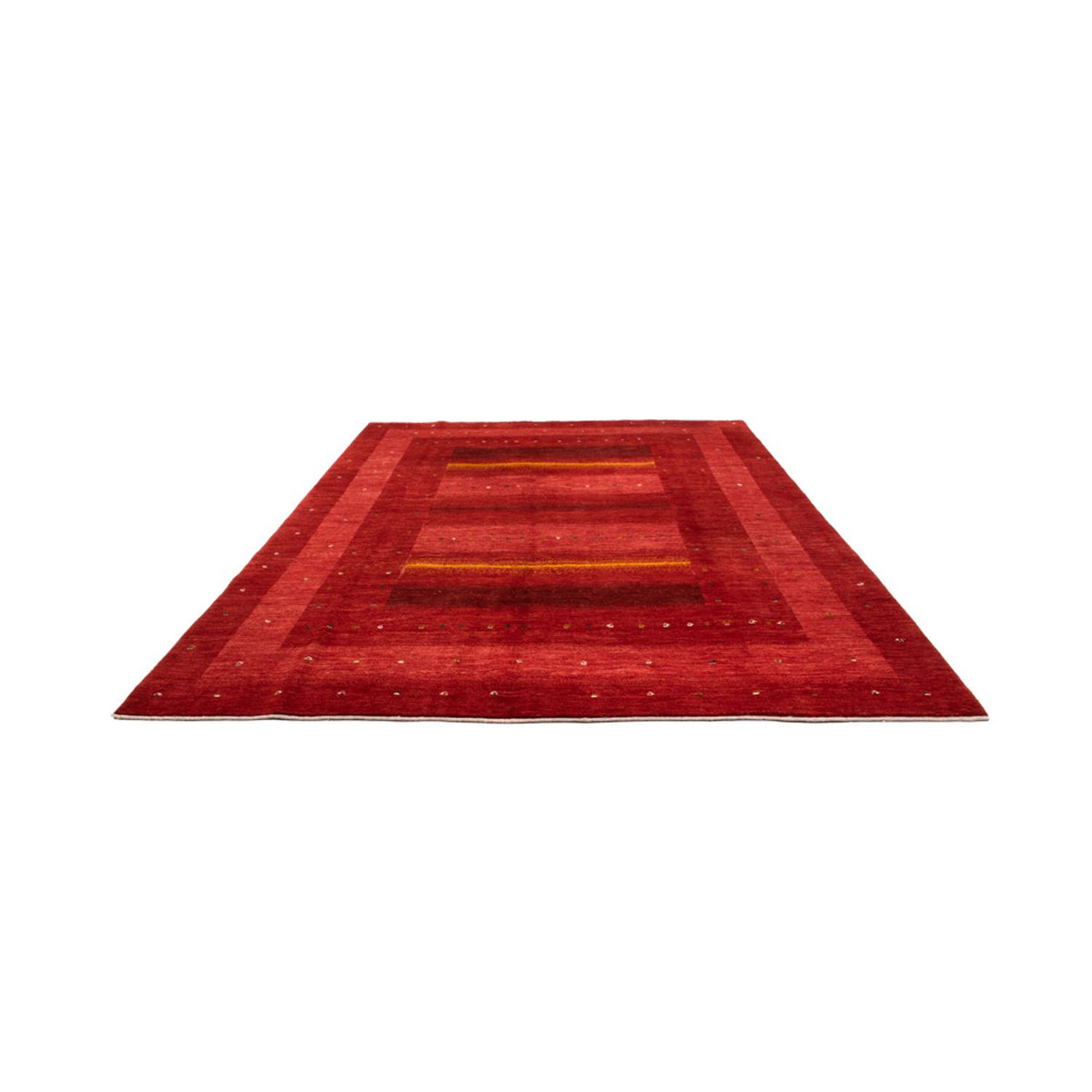 Gabbeh Teppich - Loribaft Perser - 347 x 257 cm - rot