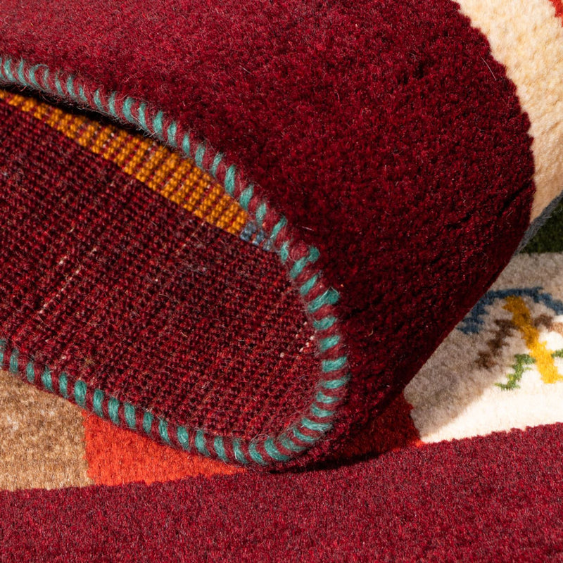 Gabbeh Teppich - Perser - 88 x 61 cm - mehrfarbig