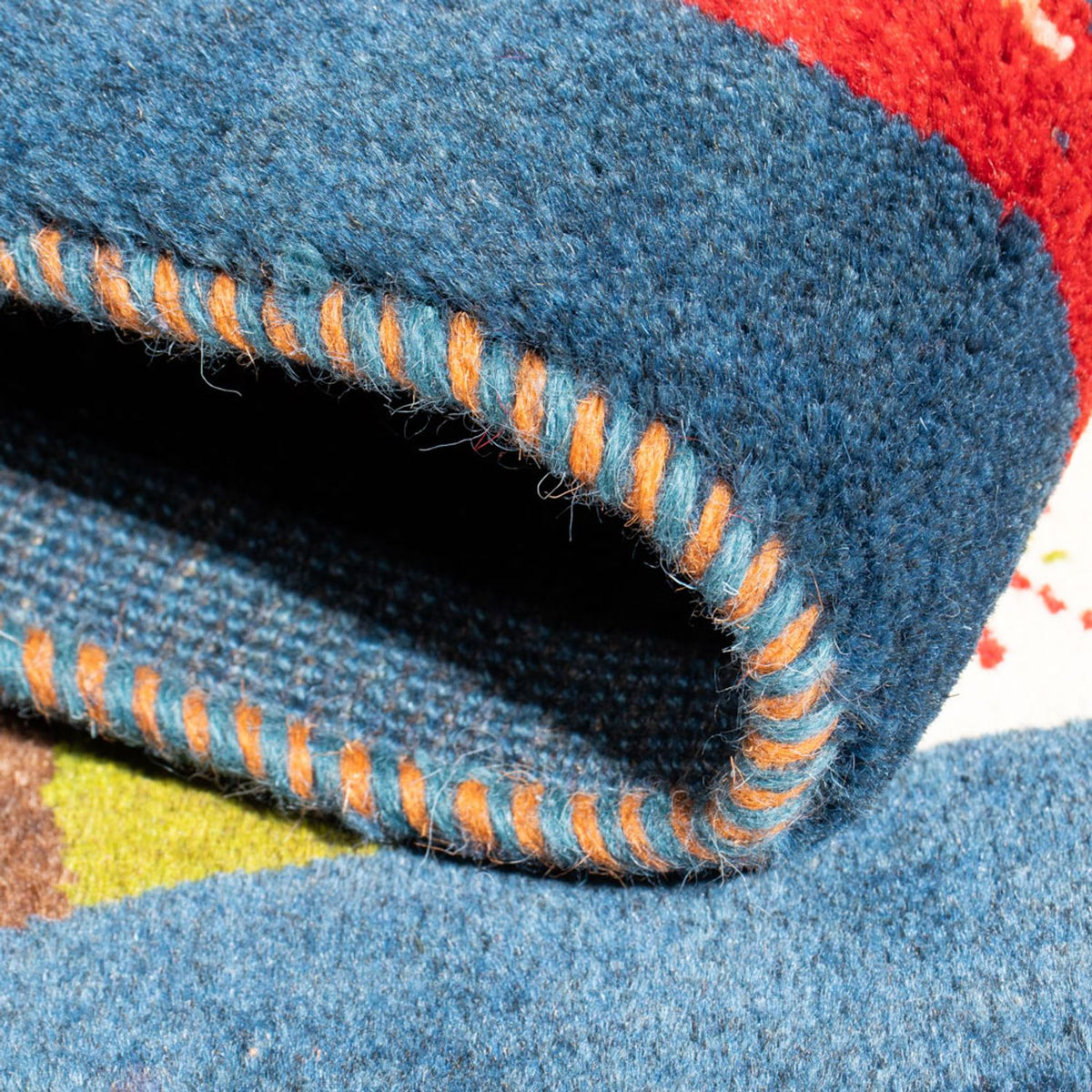 Gabbeh Teppich - Perser - 90 x 62 cm - mehrfarbig