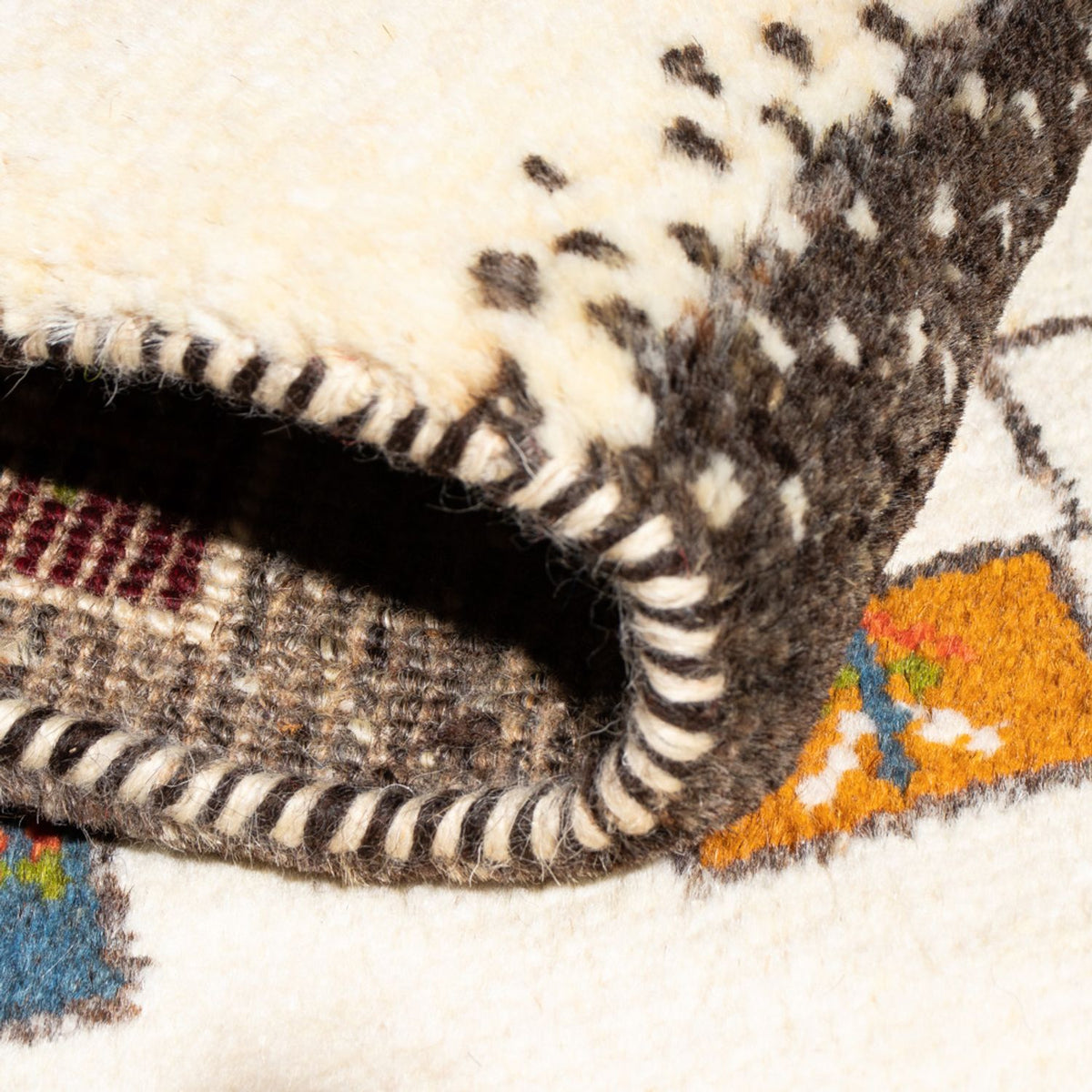 Gabbeh Teppich - Perser - 92 x 63 cm - mehrfarbig