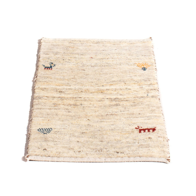 Gabbeh Teppich - Perser - 60 x 40 cm - creme