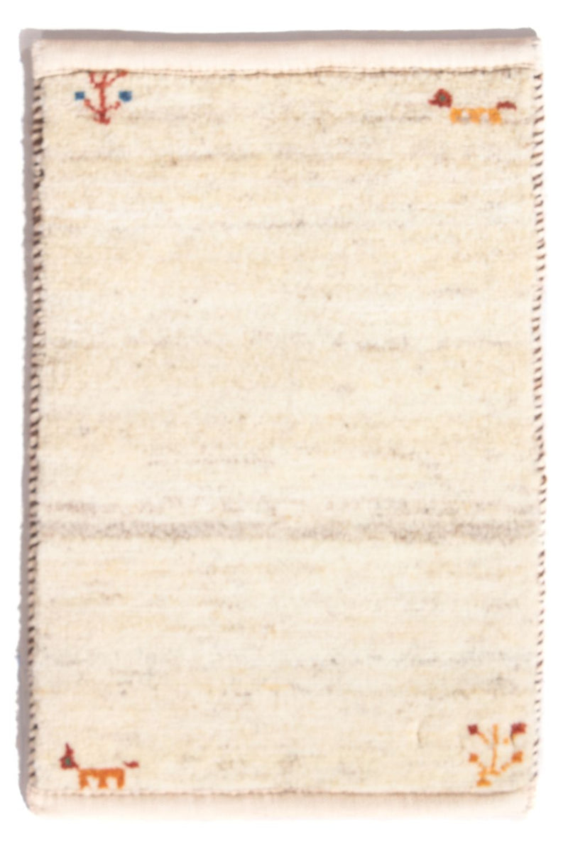 Gabbeh Teppich - Perser - 60 x 40 cm - creme