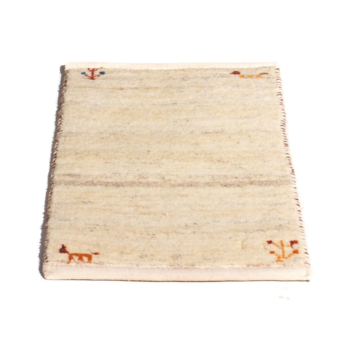 Gabbeh Teppich - Perser - 60 x 40 cm - creme