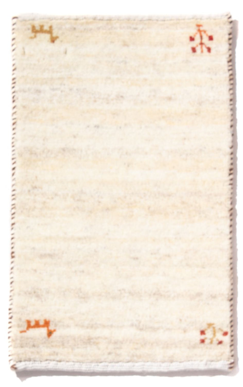 Gabbeh Teppich - Perser - 60 x 40 cm - creme