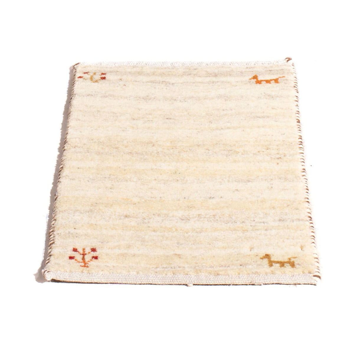 Gabbeh Teppich - Perser - 60 x 40 cm - creme