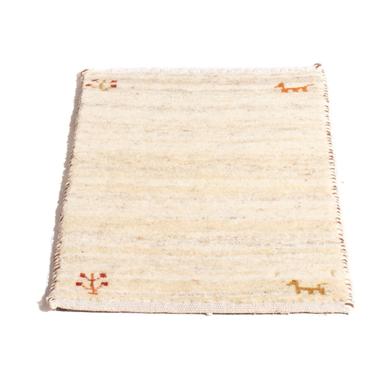 Gabbeh Teppich - Perser - 60 x 40 cm - creme