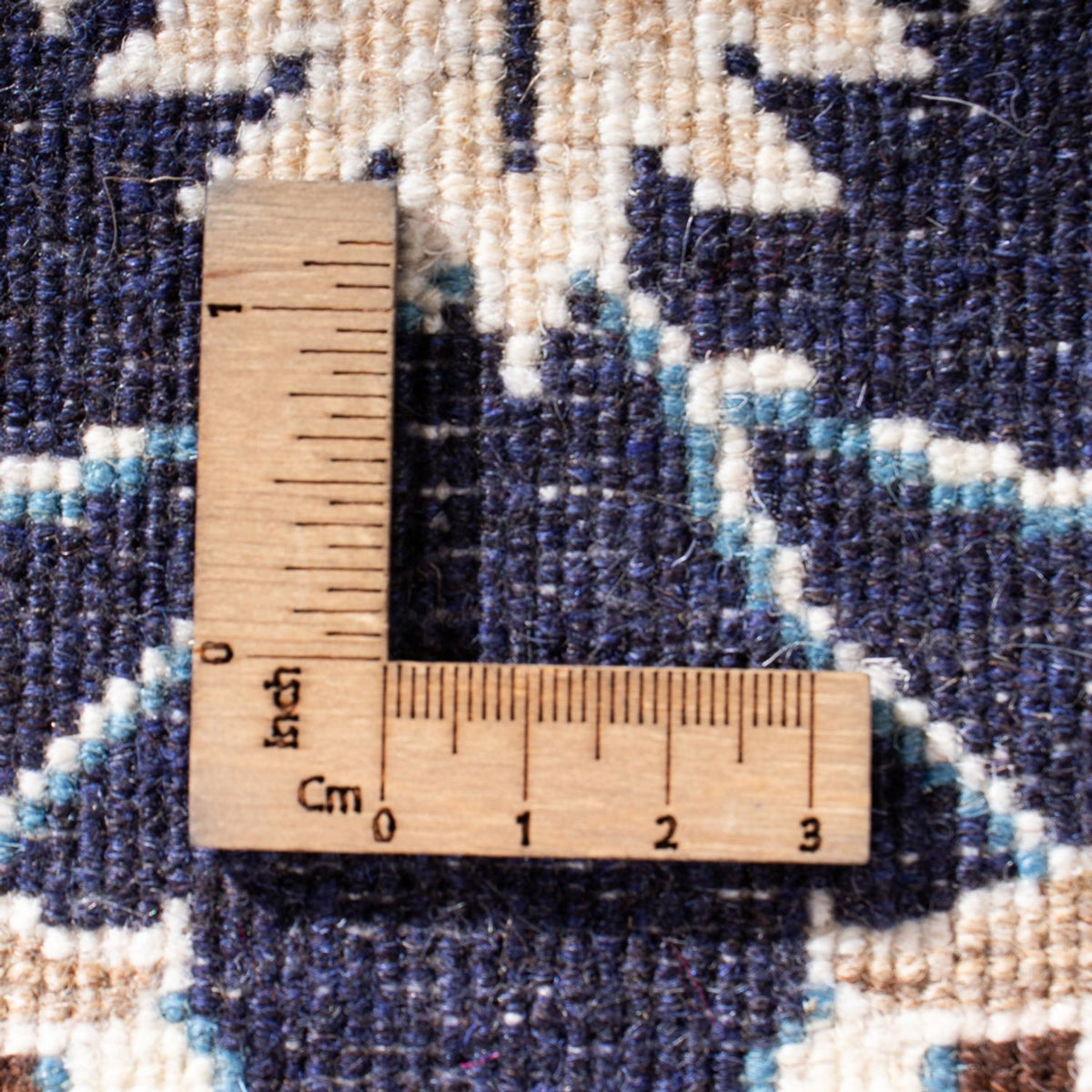 Perserteppich - Nain - 135 x 69 cm - dunkelblau