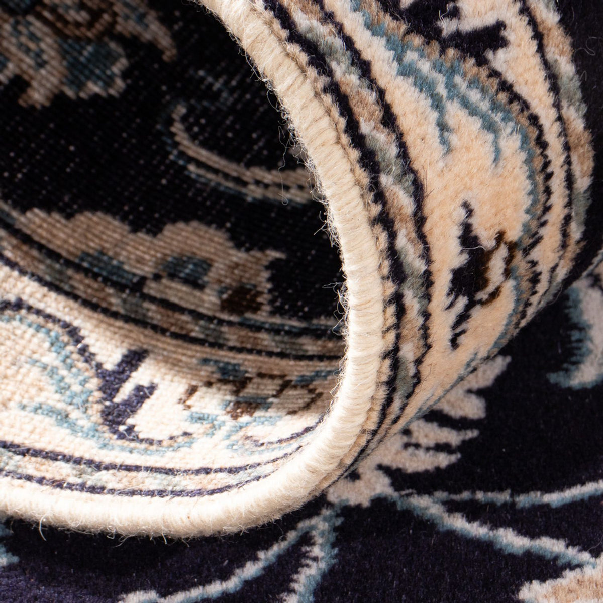 Perserteppich - Nain - 143 x 69 cm - dunkelblau