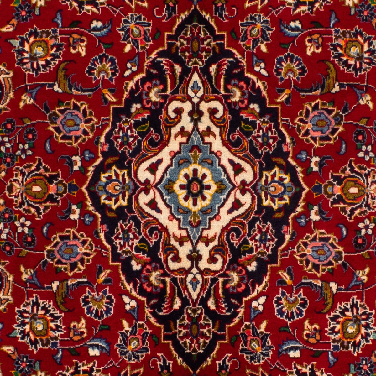 Perserteppich - Keshan - 214 x 142 cm - rot