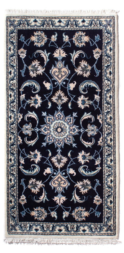 Nain - 12La Teppich 72x141cm - Perserteppich - dunkelblau