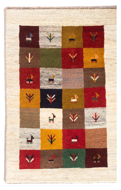 Gabbeh Persisch Teppich 78x116cm - Perserteppich Wollteppich
