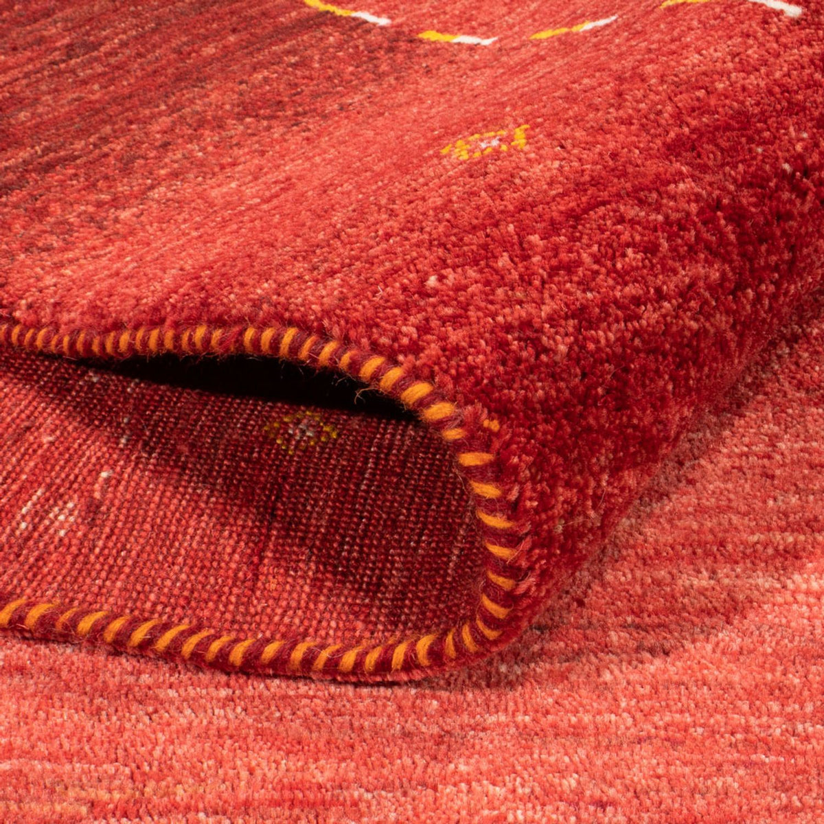 Gabbeh Teppich - Perser - 253 x 177 cm - rot