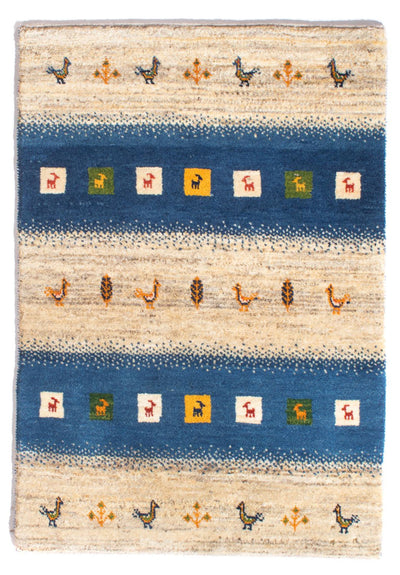 Gabbeh Persisch Teppich 85x123cm - Perserteppich Wollteppich