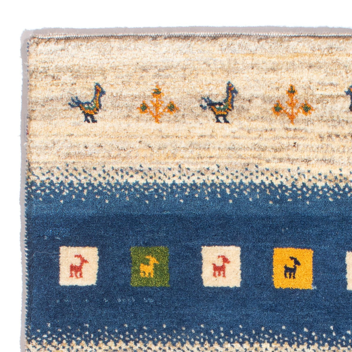 Gabbeh Persisch Teppich 85x123cm - Perserteppich Wollteppich