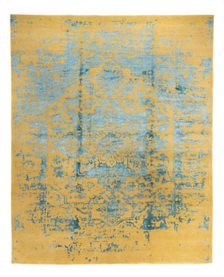 Designer Teppich - 305 x 251 cm - türkis