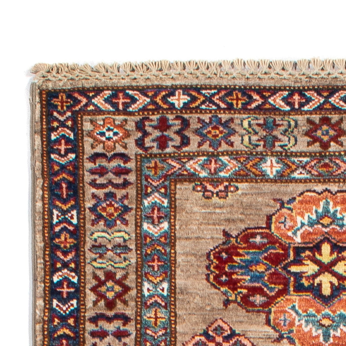 Läufer Ziegler - Kazak - 254 x 79 cm - natur