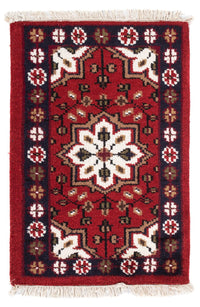Orientteppich - 90 x 60 cm - rot