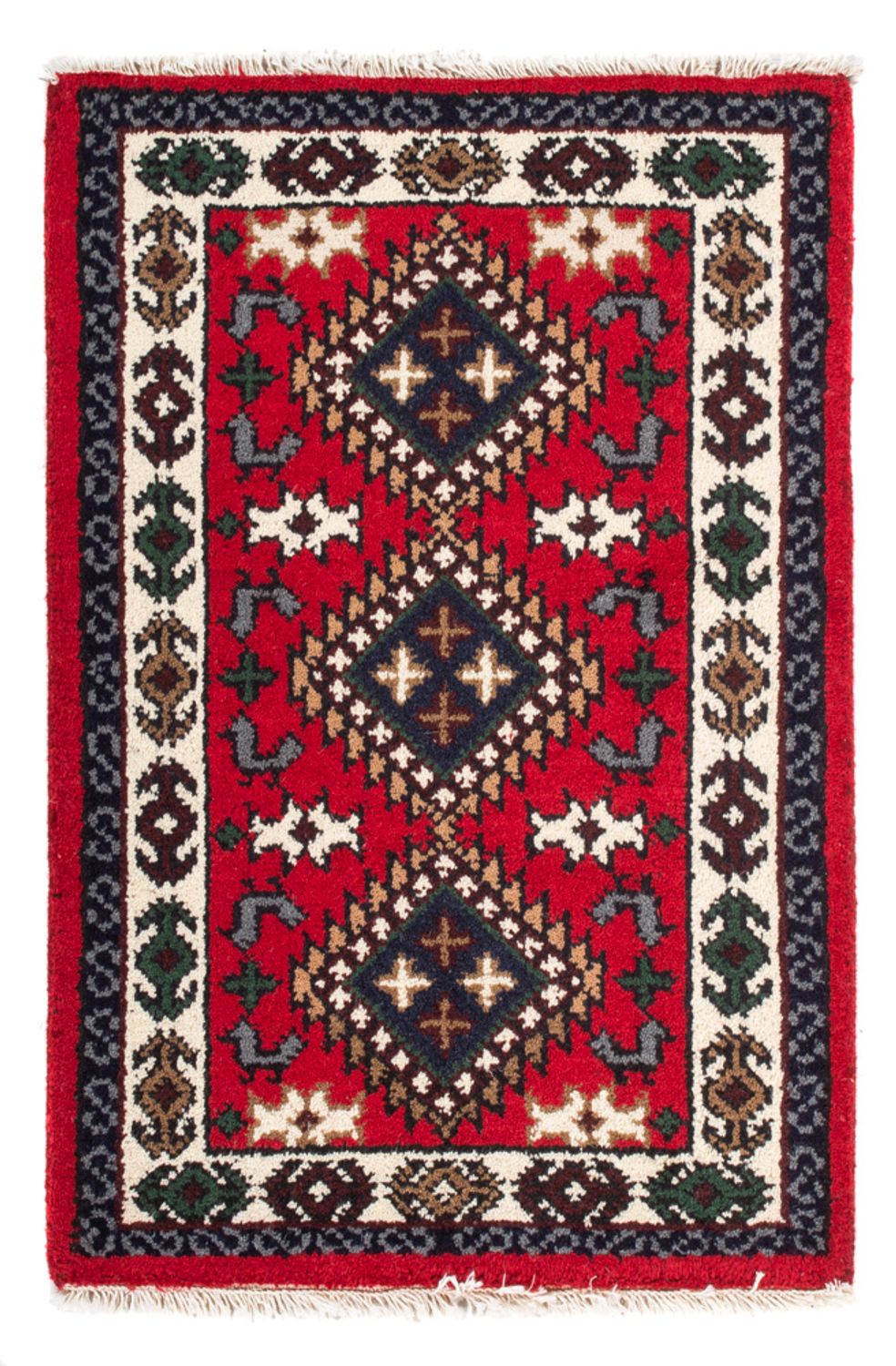 Orientteppich - 90 x 60 cm - rot