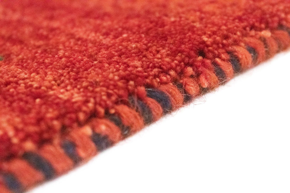 Gabbeh Teppich - Perser 215 x 75 cm - rot