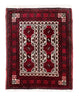 Belutsch Teppich 78 x 63 cm - rot