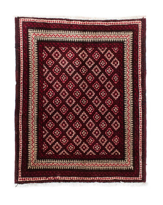 Belutsch Teppich 84 x 70 cm - rot