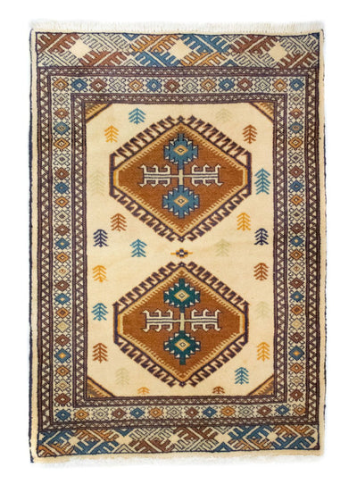 Turkaman Teppich 64x89cm - Orientteppich