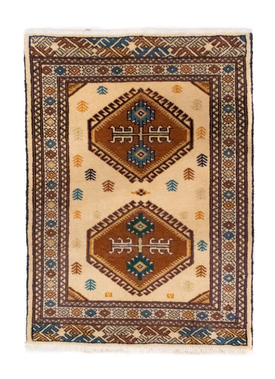 Turkaman Teppich 63x88cm - Orientteppich