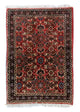 Perserteppich - Bidjar 60 x 40 cm - rot