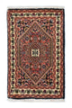 Perserteppich - Bidjar 60 x 40 cm - rot