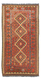 Kelim Maimene Teppich 98x206cm - Wollteppich