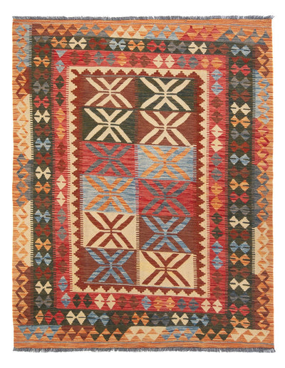 Kelim Maimene Teppich 158x204cm - Wollteppich