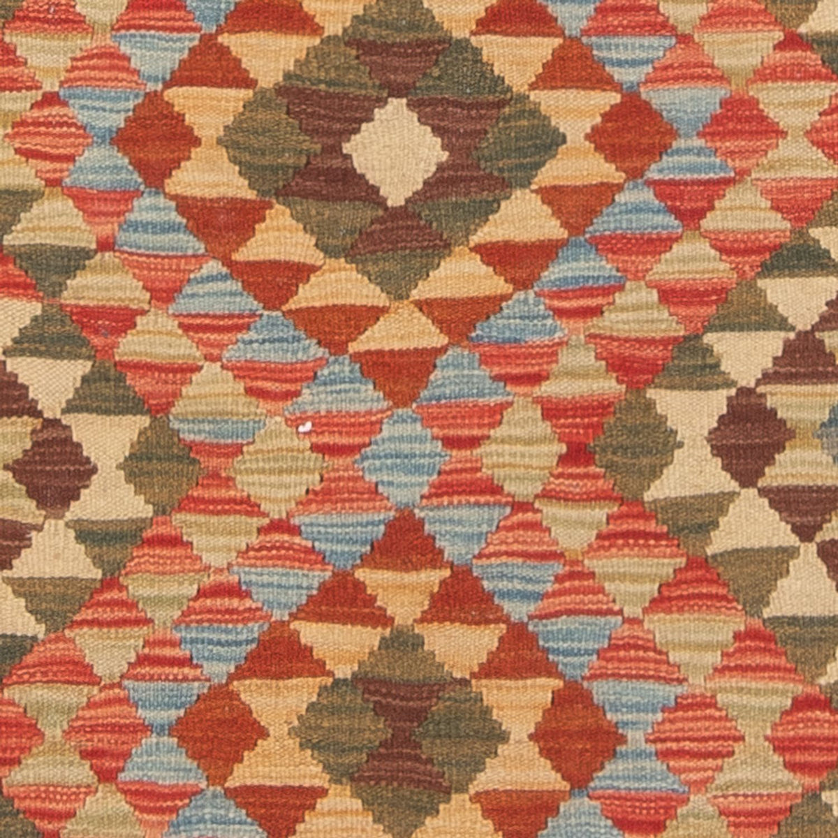 Kelim Teppich - Splash - 114 x 87 cm - mehrfarbig