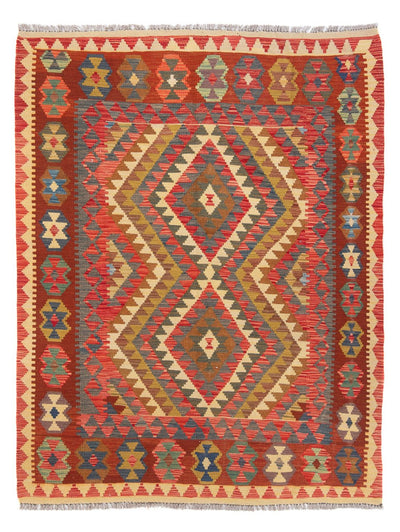 Kelim Maimene Teppich 148x198cm - Wollteppich
