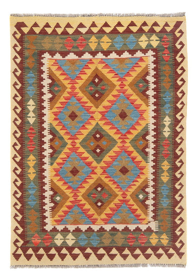 Kelim Maimene Teppich 103x151cm - Wollteppich